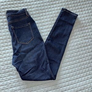 Fashion Nova Jeggings Jeans Womens Juniors Size 9 Blue Dark Wash Stretch -(K24A)